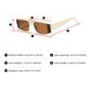 helena Small Rectangle Punk Sunglasses Women 2024 Luxury One-Piece Square Sun Glasses For Ladies Outdoor Eyewear S67 (black) view 4