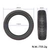 60/65-6.9 Self Repair Tire For Ninebot Max G2 EScooter, 10 inch Rubber Tubeless Tyre with nozzle, Electric Scooter Off-Road Vacuum Tire Replacement view 3