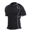 DEMMET Wetsuit Top Short Sleeve 1.5mm/3mm Neoprene Shorts Wetsuit Jacket Men Women High Stretch Wetsuit Couple's Front Zip Wetsuit Swim Dive Snorkeling Surf Kayak Canoe view 3