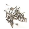 WANGYINGER Bicycles Spokes 14G 2.0mm Round Spokes J-Bend/Straight Pull Head Fit for Bike Spokes Silver Fit for Bicycles Spokes with Copper Cap Bike Spoke Parts(J-Bend 24pcs) view 3