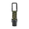 bitplay Paracord Quick-Release Carabiner - Base550/ For outdoor adventures/Camping, hiking, and gym activities/For use with hammocks, keychains, and other utility items (Army Green) view 2