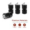 Atesilor 4Pcs Aluminum Alloy Rollers Pins Washers Rings Black with EZ Spring Clips Compatible with Gorilla Lift Trailer Gate Assist,Compatible with Trailer Tailgate Lift Assist Rollers Kit view 3