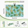 Magnetic Golf Towel for Golf Bags Microfiber Fabric Waffle Pattern Towels for Men or Women, Magnet Golf Towel with Heavy Duty Carabiner Clip Golf Accessories (Pineapple) view 3