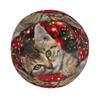 Christmas Kitten Bucket Hats for Women Men, Merry Christmas Fisherman Hat Travel Beach Hat Casual Caps Xmas Holiday Decoration view 4