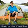 MAZHILIAN Lightweight Folding Chair,Portable Lightweight Folding Camp Chairs for Outdoor Backpacking,Hiking,Picnic,Fishing,Carry Bag Included view 4