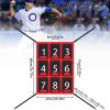 TOBWOLF Adjustable Strike Zone Target for Baseball Softball Net, Numbered Baseball Softball Pitching Target, 9 Pocket Pitching Pad, Practice Accuracy Training Throwing for Hitting Batting Catching view 2