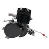 GOSHET 2-Stroke Bicycle Engine, 80CC 1.65HP Petrol Gas Engine Bike Motor Kit Motorized Bicycle Single Cylinder Engine Aluminum CDI Mixed Oil, 2L Fuel Tank 5500RPM Speed for Most 26-28" Wheeled Bikes view 1