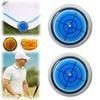 TSYIDUI Golf Ball Marker Round Cap Clip Mark with Level Function,Magnet Golf Ball Marker Hat Clip,Golf Ball Marker Level,Bubble Level Golf Ball Marker,Golf Putting Aid & Green Reader (Blue*2) view 1