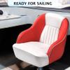 GarveeLife Pontoon Boat Seat - Captain's Bucket Seat with Thickened Sponge Padding for Fishing, Sightseeing, and Speedboats view 4