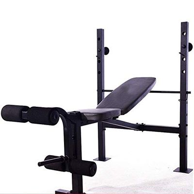 FENOKD Abdominal Boards, Multifunction Weightlifting Bed, Bed Home Fitness Equipment Barbell, Dumbbell Bench Squat Rack Bench Press