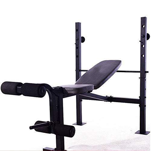 FENOKD Abdominal Boards, Multifunction Weightlifting Bed, Bed Home Fitness Equipment Barbell, Dumbbell Bench Squat Rack Bench Press