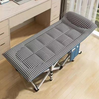 Rollaway Bed with Mattress for Adults, Cots for Sleeping Folding Bed Ergonomic Design, 68cm Wide and Sturdy Guest Bed for Home Office Nap, Space Saving(Multi-Colored)