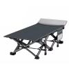 WDFYJ Camping Cot, 29.5In Folding Camping Cot, for Adults 600D Double Layer Oxford Cots for Camping W/Carry Bag for Home Office Nap Beach Travel, 300LBS view 1