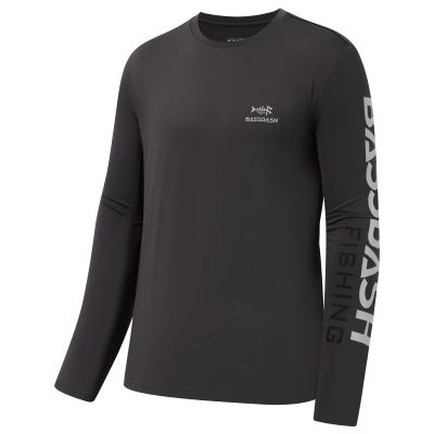 BASSDASH Fishing T Shirts for Men UV Sun Protection UPF 50+ Long Sleeve Tee T-Shirt