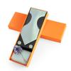 joy alice Ties Set Men Mixed Color Necktie Handkerchief Cufflinks Brooch 3.15 Formal (White Blue) view 3