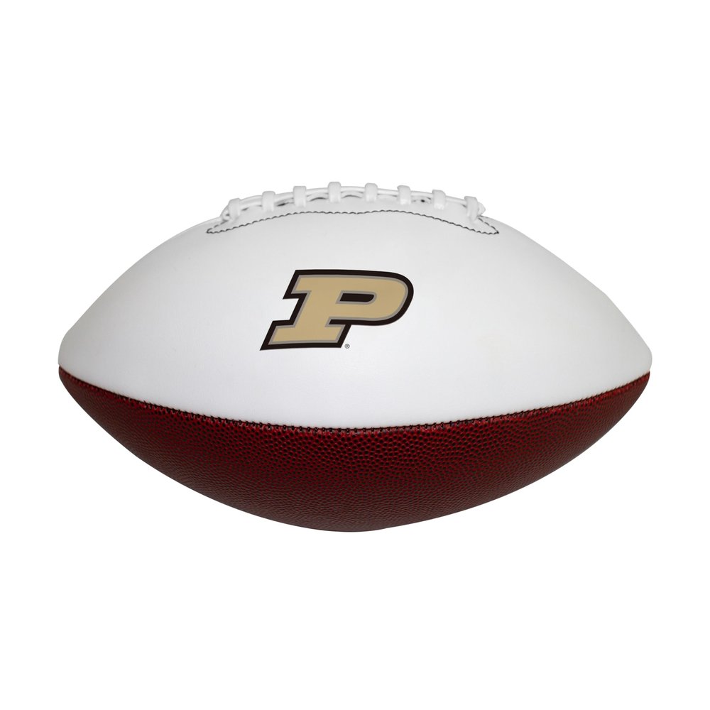Logo Brands Purdue Official-Size Autograph Football