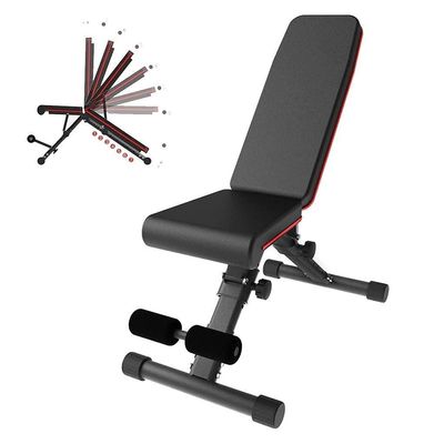 FENOKD Professional Bench Press Gym Weight Bench Press Adjustable Benches Fitness Chair Functional Dumbbell Stool Foldable Weightlifting Bed Home Fitness Equipment