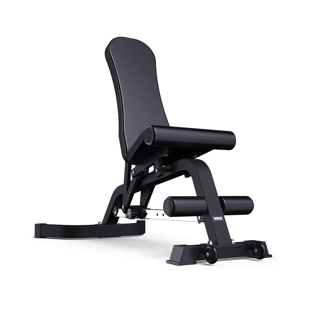 FENOKD Weight Bench Weight Bench, Dumbbell Bench Professional Fitness Chair Multi-Function Bench Press Seat Supine Board 3 Colors Workout Bench