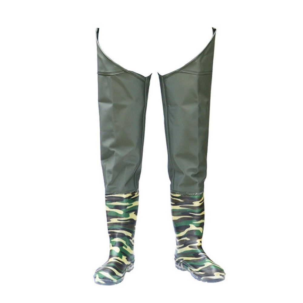 JCWGLY Outdoor Waterproof Hip Waders for Men Women Fishing/Hunting/Farmland/Swamp/Wading Hip Boots Lightweight Comfortable(9.5)