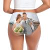 Custom Underwear for women Personalized Underwear with picture text name Panties Funny Gifts for Her birthday Small view 1