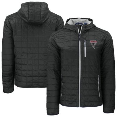 Cutter & Buck Men's Black Atlanta Falcons Rainier PrimaLoft Eco Insulated Full-Zip Puffer Jacket