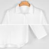 Sunflower Women's Irregular Hem Shirt Casual Button Down Blouse Fit Tops for Home Work S view 2