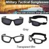 LEPEVNEY Military Tactical Sunglasses Polarized Lens Army Goggles with 4 Interchangeable Lenses Unisex Black Perfect for Training view 3