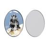 Photo Golf Ball Marker - Silver Regular Sized Ball Maker - Slightly Over 1"" Diameter Ball Marker Customized with Your Photo view 2