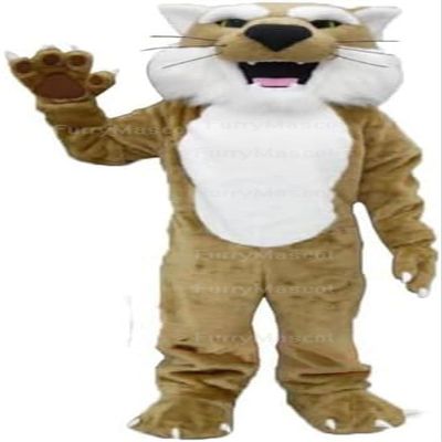 Sleek Smart Coyote Suit Animal Mascot Costume Party Carnival Costumes With Fan Inside the Head