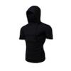 Comfortable Hoodies with Mask for Men - Slim Fit Muscle Fishing Shirt UV Neck Gym Running Base Layer Sportswear(Black,Medium) view 1