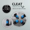 1 Pair Quick Release Cycling Shoes Cleats Self-Locking Pedal Aerodynamic for Wahoo for SpeedPlay for Zero (Black) view 3