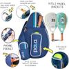 P.ala Padel Racket Set with Bag  Carbon Fiber Padel Racket for Beginner to Intermediate Players, Lightweight 2 lb, 4-Inch Grip, Complete Starter Kit view 2