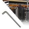NineFit Basics Heavy Duty Weight Stack Pin with Ergonomic Grip for Fitness Equipment, 5 Pcs, Silver view 2