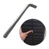 NineFit Basics Heavy Duty Weight Stack Pin with Ergonomic Grip for Fitness Equipment, 5 Pcs, Silver view 4