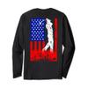 American Flag Golf Club USA 4th Of July For Men Women Kids Long Sleeve T-Shirt view 1