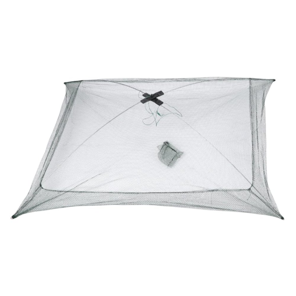 Portable Folded Fishing Net Fish Shrimp Minnow Crayfish Crab Baits Cast Mesh Trap Automatic Portable Fishing Net Fishing Crayfish Net Fishing Mesh Shrimp Cage