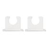 2 Pcs Baseball Bat Holder for Vertical Display, Sturdy Acrylic Bat Hanger, Baseball Bat Wall Mount Display Stand view 2