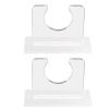 2 Pcs Baseball Bat Holder for Vertical Display, Sturdy Acrylic Bat Hanger, Baseball Bat Wall Mount Display Stand view 4