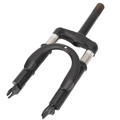XHIKOWAT Mountain Bike Front Fork Hydraulic Shock Absorber, Fork Aluminum Alloy Shock Absorber Spring Front Suspension Fork for Electric Scooter Motorcycle 12 Inch Wheels,