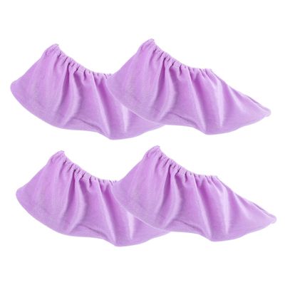 WOONEKY Practical Bowling Shoe Covers for Women Washable Reusable Bowling Equipment Indoor Sports Non-Slip Protection Violet