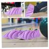 WOONEKY Practical Bowling Shoe Covers for Women Washable Reusable Bowling Equipment Indoor Sports Non-Slip Protection Violet view 4