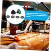 Anneome 1set Air Hockey Pucks Replacement Kit Includes Black Strikers Black Pucks Air Hockey Tables Fun Family Game Accessories and Easy to Use view 2