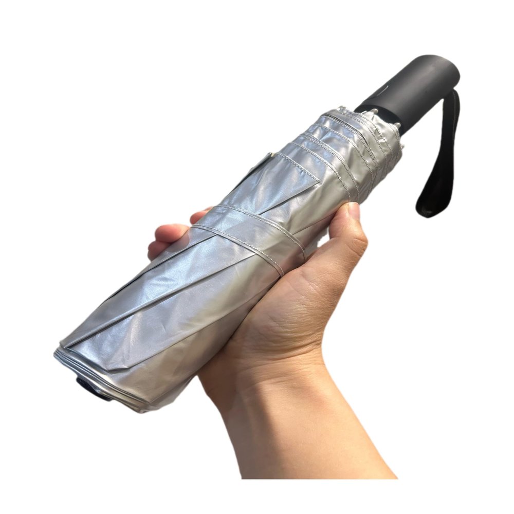 BAODINI Small UV Protection Travel Umbrella Compact for Rain and Sun UPF 50+ Windproof Portable 42 inch Umbrella for Women and Men