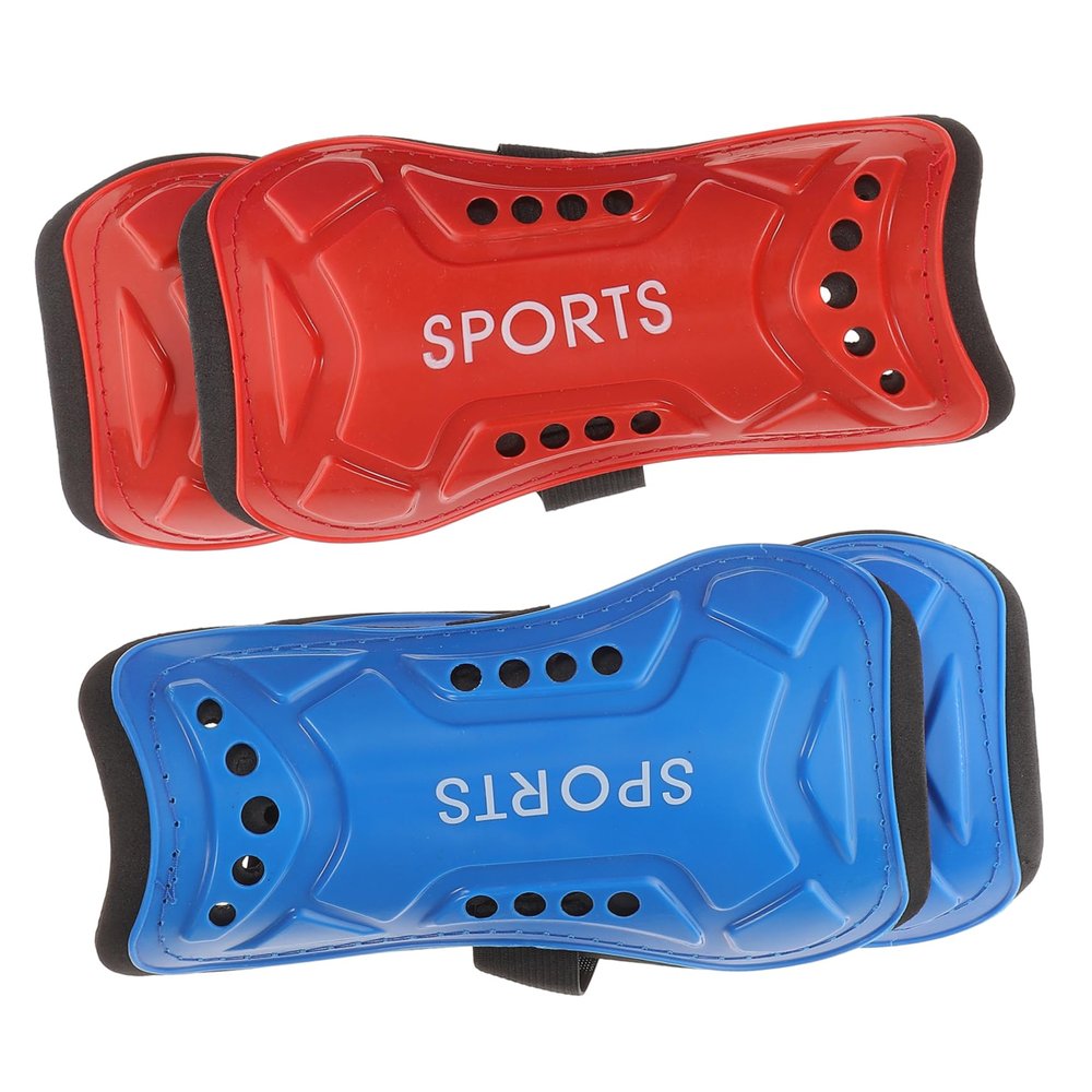 BESPORTBLE 2pairs Soccer Shin Guards for Adults Shin Protectors Non- Design for Running and Soccer Training Includes and Calf Guards