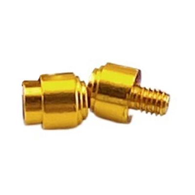 IGRIXLSD 2-Piece Set Thumb Stud Fits for Bugout 535, Premium CNC Aluminum Push Knife Nail Screw DIY Replacement(Gold)