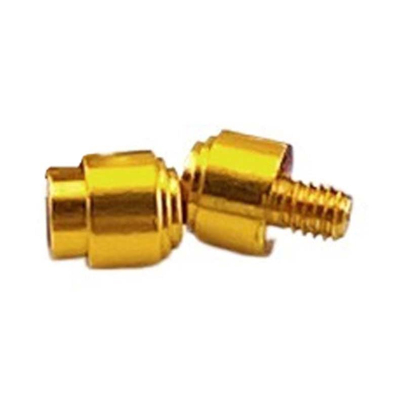 IGRIXLSD 2-Piece Set Thumb Stud Fits for Bugout 535, Premium CNC Aluminum Push Knife Nail Screw DIY Replacement(Gold)