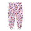 Girls Boys Cotton Lined Reflective Waterproo Rain Pants Outdoor Puddle-Dry Rain Trousers for Baby (White, 7-8 Years) view 3