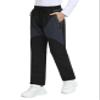 MoFiz Kids Boys Girls Hiking Snow Ski Pants Waterproof Winter Warm Elastic Waist Pants Thick Fleece Lined with Zipper Pocket Black and Grey X-Large view 2