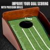 YOUCZON Putting Green Indoor,Golf Putting mat Portable & Easy to Assemble, Automatic Ball Return, Wrinkle-Free Natural Rubber Mat, Solid Wood Construction for Golfers view 4