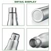 17oz/24oz/32 oz insulated water bottle,Stainless steel sports water bottle with strap; wide mouth leak-proof sports water bottle; suitable for office, travel, outdoor sports (17OZ/500ML) (17 OZ) view 3